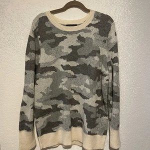 Banana Republic camouflage knit sweater